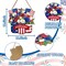 4th of July Patriotic Door Sign – Independence Day Wooden Wreath, US Flag Front Door Decoration, Outdoor 12-Inch Memorial Day Decor